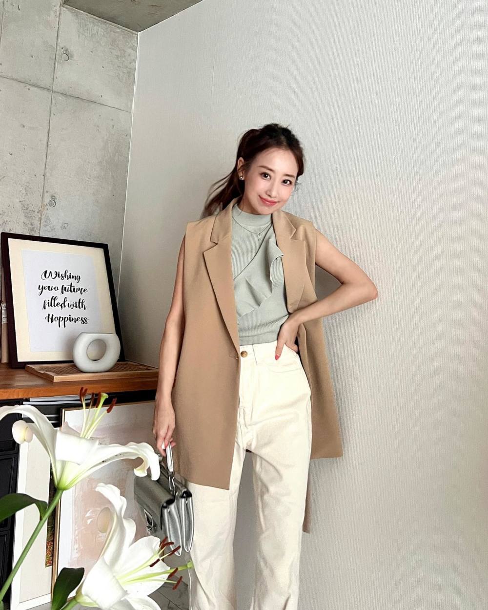 ZARA ハイネックパフベスト パフ ベスト - ブラック | ZARA Japan / 日本