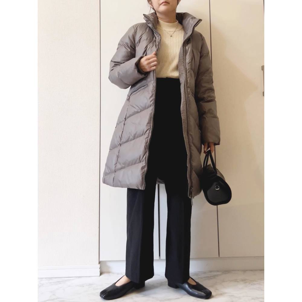 グレー 長袖 ロング 無地 ダウンコート Calvin Klein(カルバン グレー 長袖 ロング 無地 ダウンコート Calvin Klein(カルバン