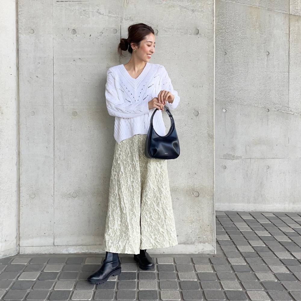 PAGEBOY Anui GRMベアーカウチンニットカーディガングレーr2