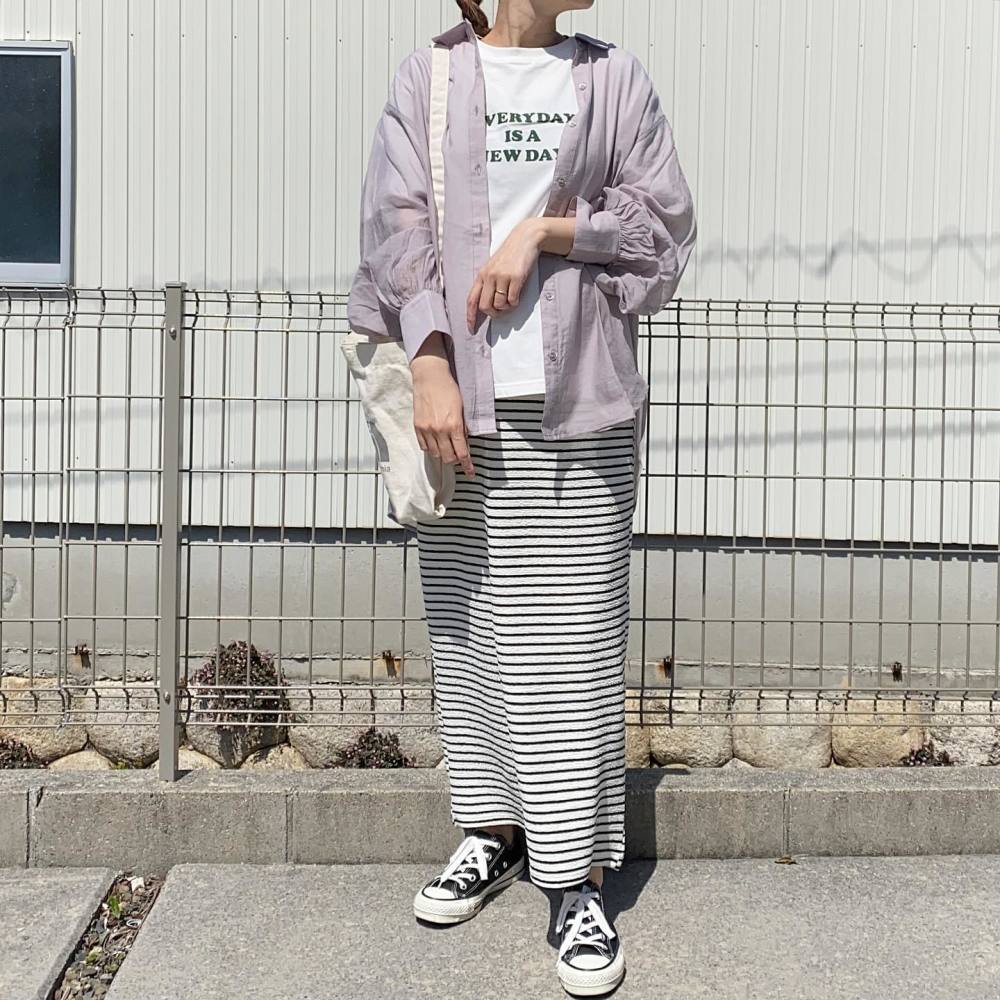 8PM ブラック×ゴールド ストライプタイトスカート M （8PM ブラック  