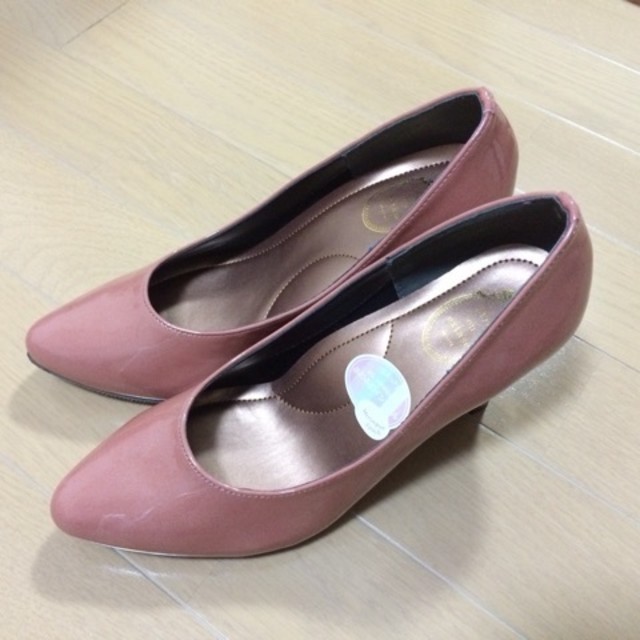 ピンクのヒールパンプス♡