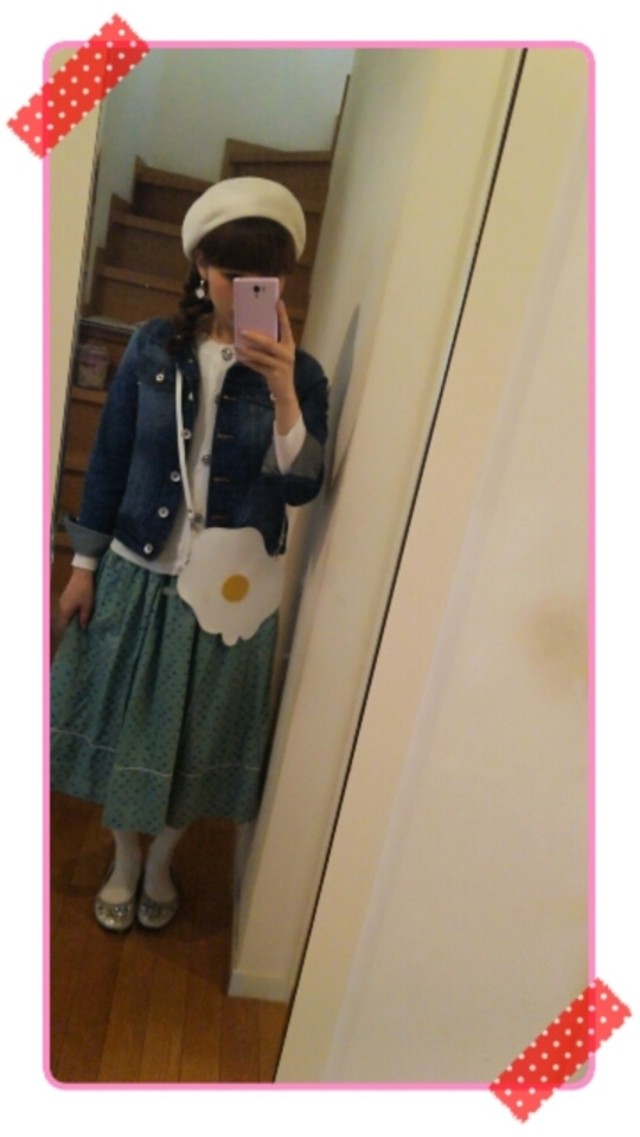 個性派古着コーデ♡
