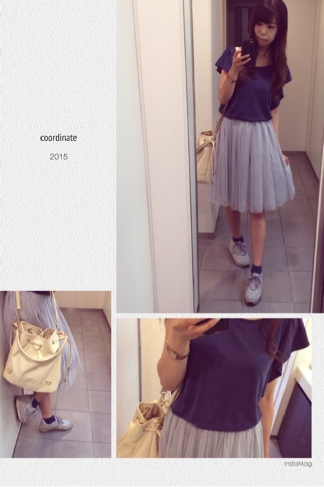 甘めスニーカーコーデ♪