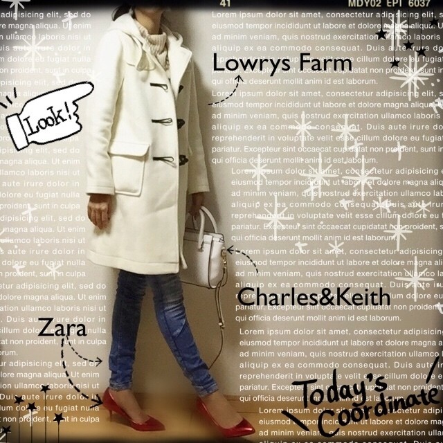 Lowrys Farmのホワイトダッフル♡