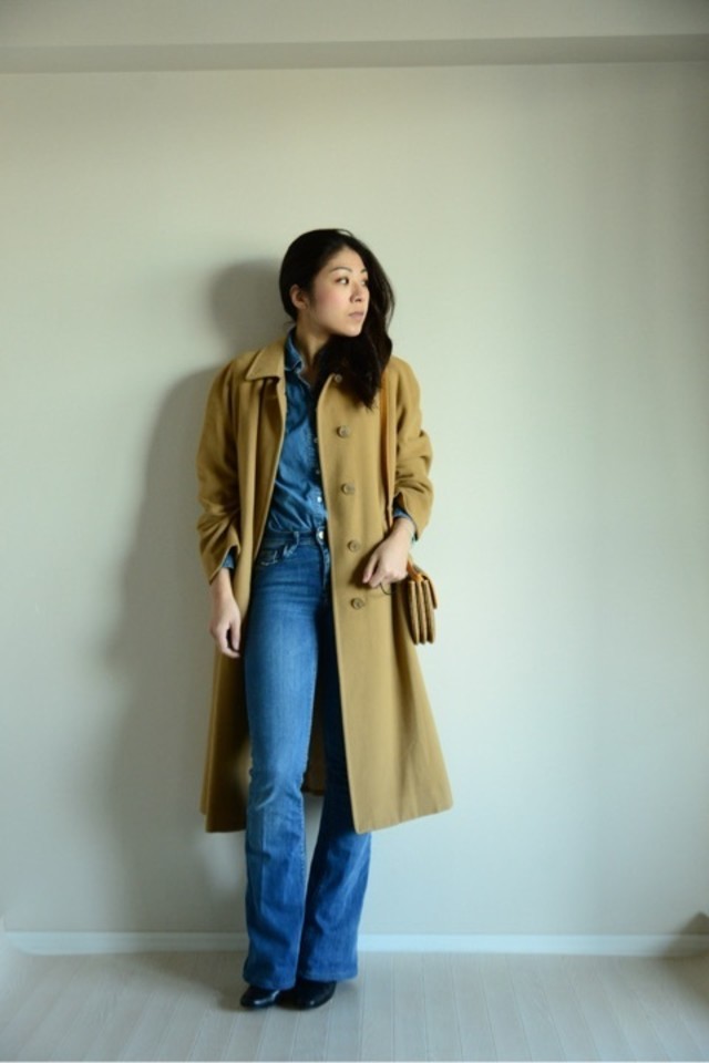 コート キャメル ロング ウール BURBERRY（バーバリー） x UNIQLO