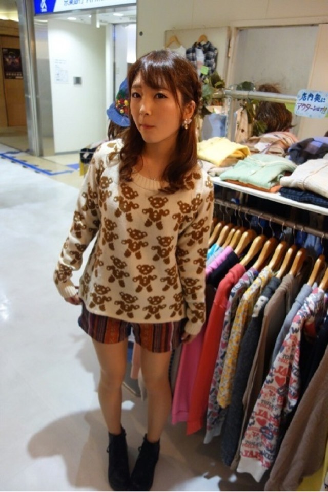 クマさんニット♡