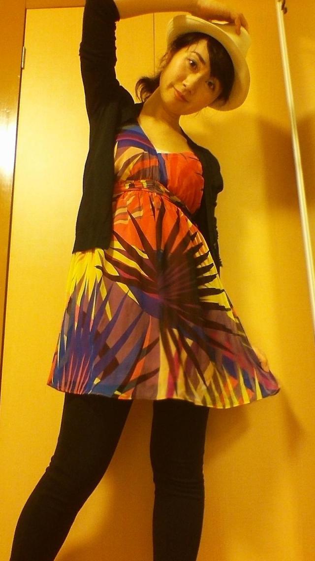 ジオメトリックワンピース♡