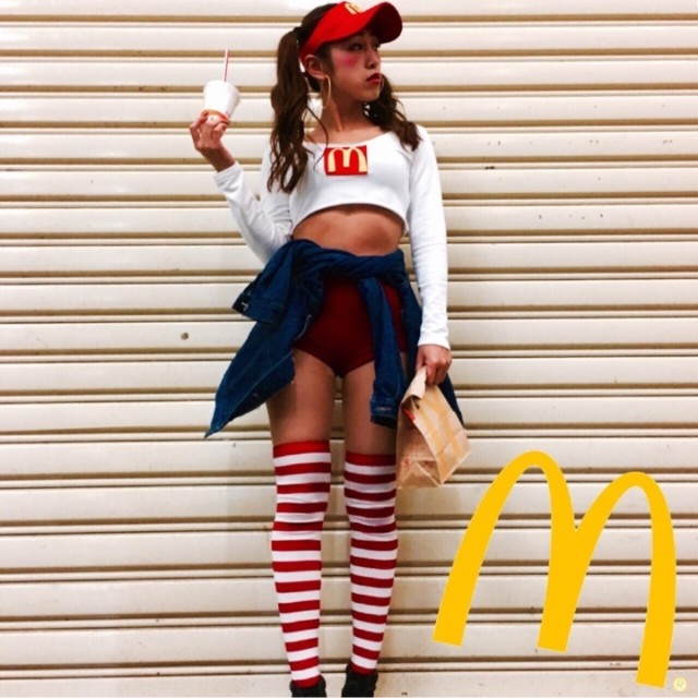 ハロウィン コスプレで使えるコスプレのコーディネート マクドナルドガール Cbk カブキ