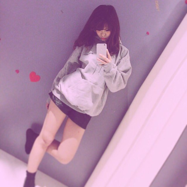 パーカーコーデ♡