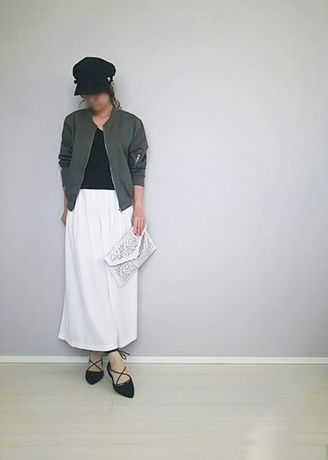 MA-1×スカーチョ♡