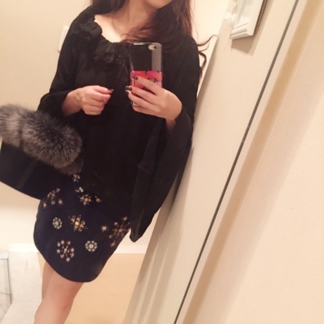 コンサバブラックコーデ♡