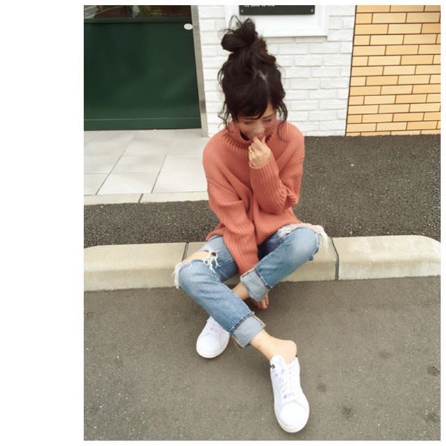 メンズライクな甘辛コーデ♡
