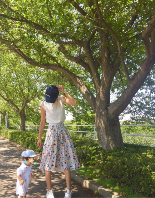 アクティブママの親子リンクコーデ