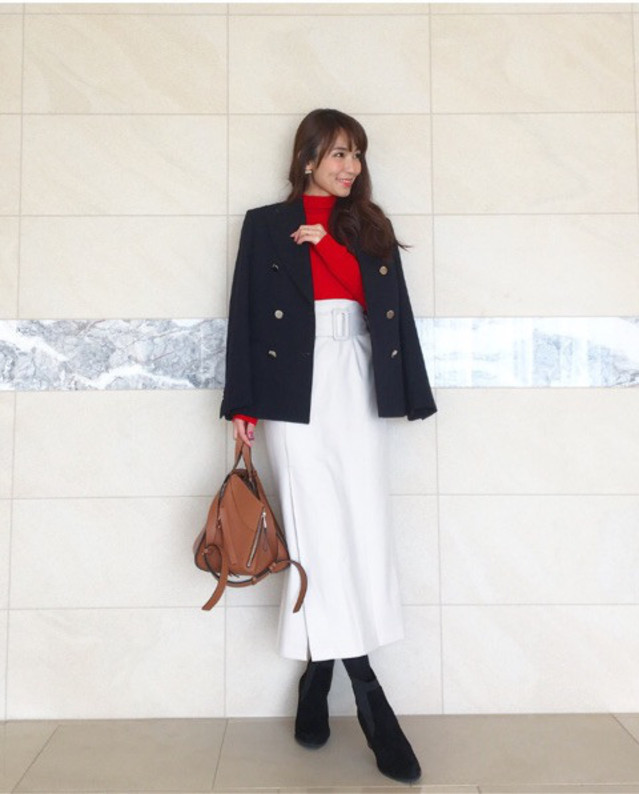 MADISONBLUE 【マディソンブルー】 HELLO CREW NECK TEE WHITE