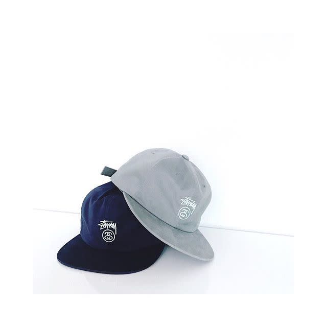 Stussy ネイビー ロゴキャップ old STÜSSY ネイビー キャップ 90～00s