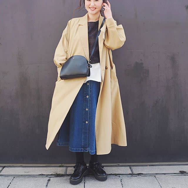 新品】KBF BIGフーディーコート 潤い ベージュ 