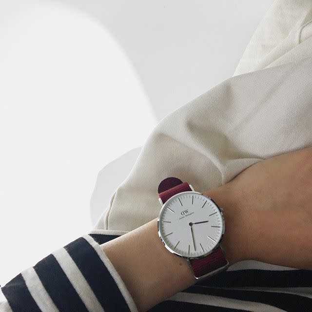 【NY限定】ダニエルウェリントン　danielwellington 時計ボルドー