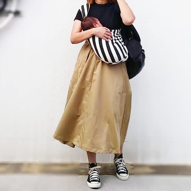 荷物が多い時はコーディネートしやすくて汚れが目立たない黒のリュック
