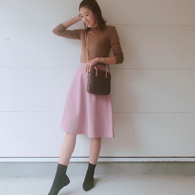 3. ブラウン×ピンク