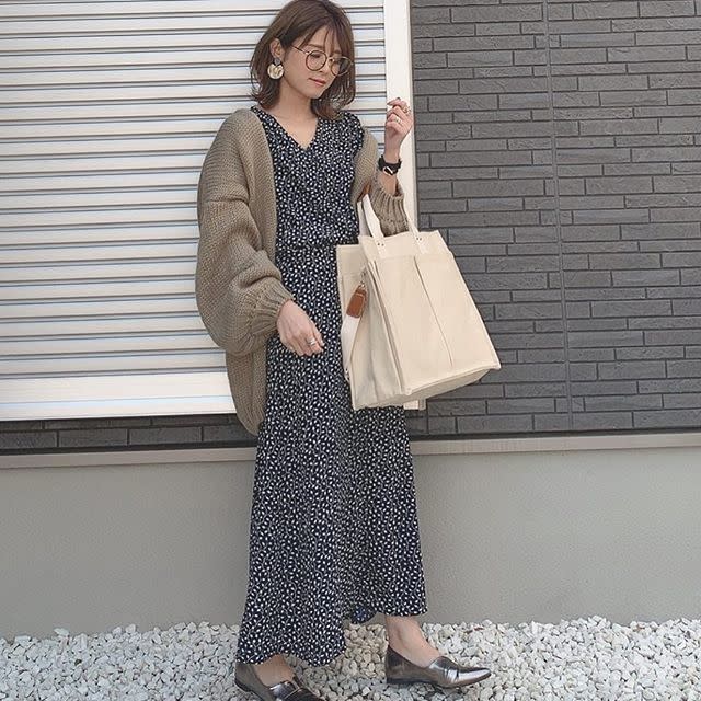 上品なヴィンテージ感！ 単品使いもできる、リーフ柄セットアップ