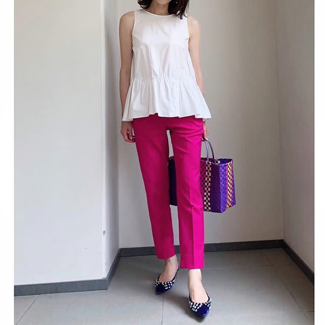 MARNI(マルニ) ペプラムノースリーブブラウス（タンクトップ