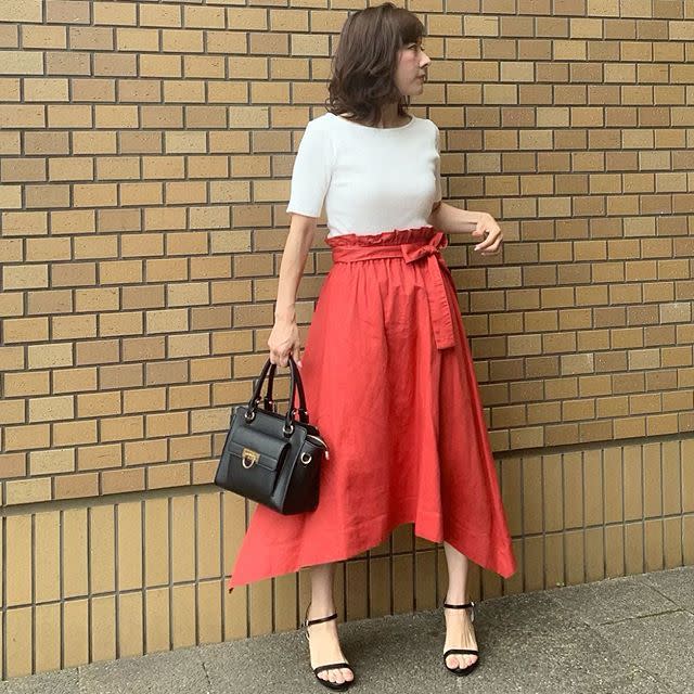 1.アシンメトリーでスタイルアップ
