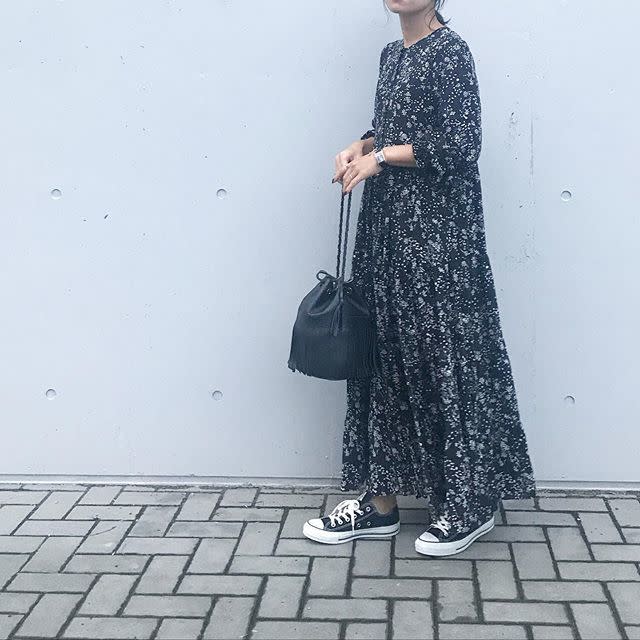 ZARA 花柄ワンピース