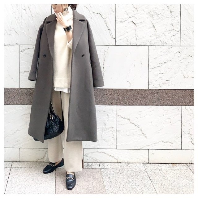 グレー ロング チェスターコート Traditional Weatherwear ...