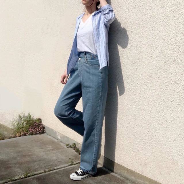 6｜ゆったりシルエットの長袖シャツ