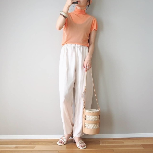 オレンジ｜オレンジソーダのフレッシュさが可愛いシュワシュワ色コーデ