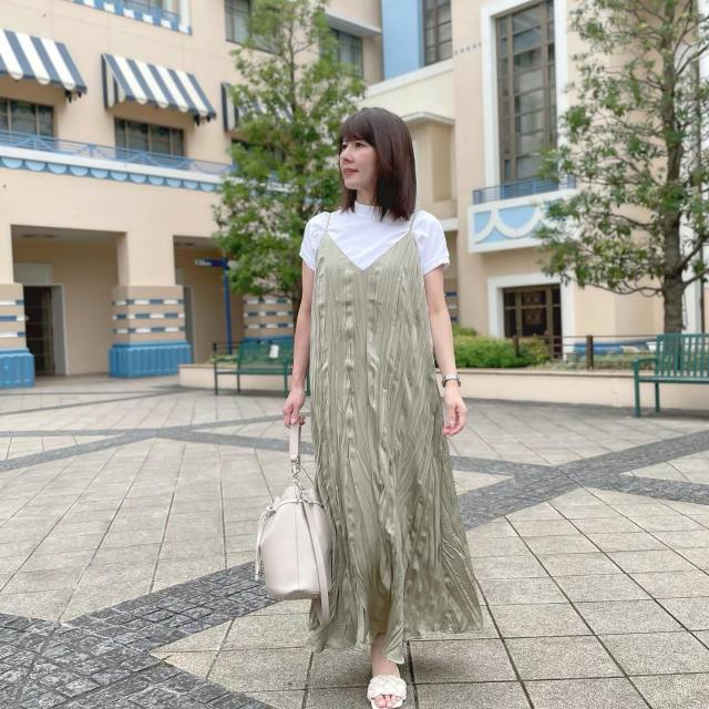 40代、春夏のキャミワンピースコーデは？