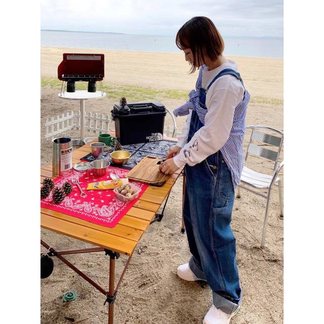 キャンプに合うパンツ7｜オーバーオール