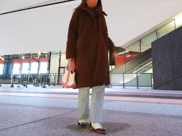 きれい色のL.L.Beanトートバッグをコーデのアクセントにする