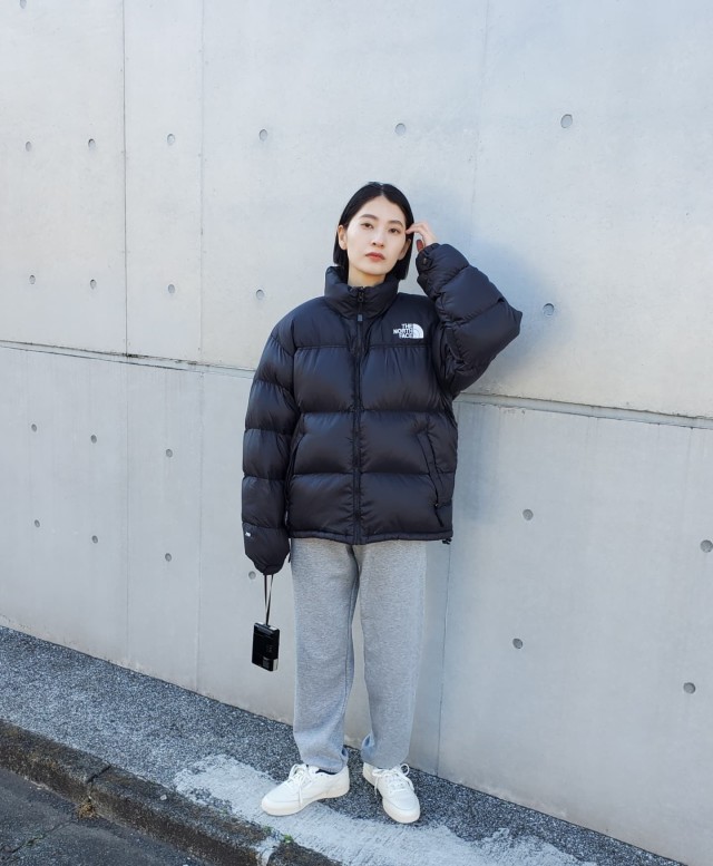 【重ね着1枚目・アウター】中綿・ダウン入りのゆったりジャケット