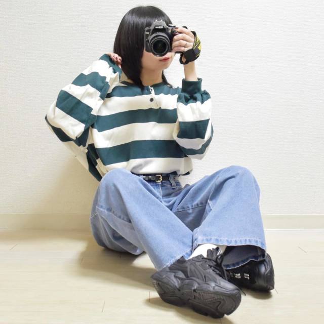 【おすすめコーデ1】「デニムパンツ・オーバーオール」と合わせてクラシカルなアメカジに