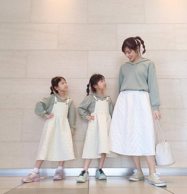 GU（ジーユー）KIDS服のサイズ展開を活用して親子リンクコーデ