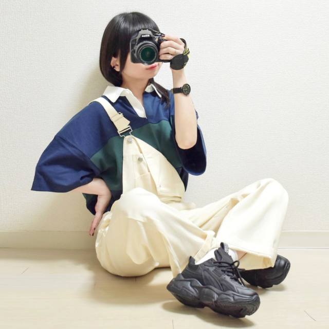 【おすすめコーデ1】「デニムパンツ・オーバーオール」と合わせてクラシカルなアメカジに