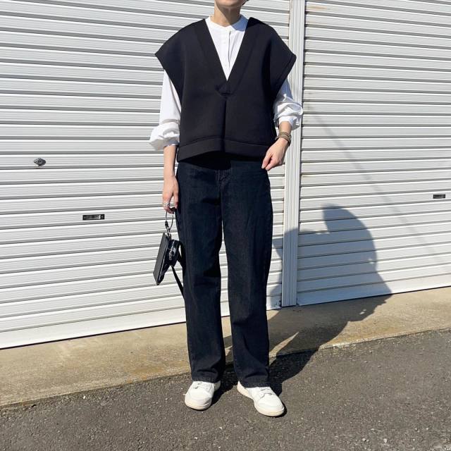 【秋コーデ2】べスト・ジレを羽織る