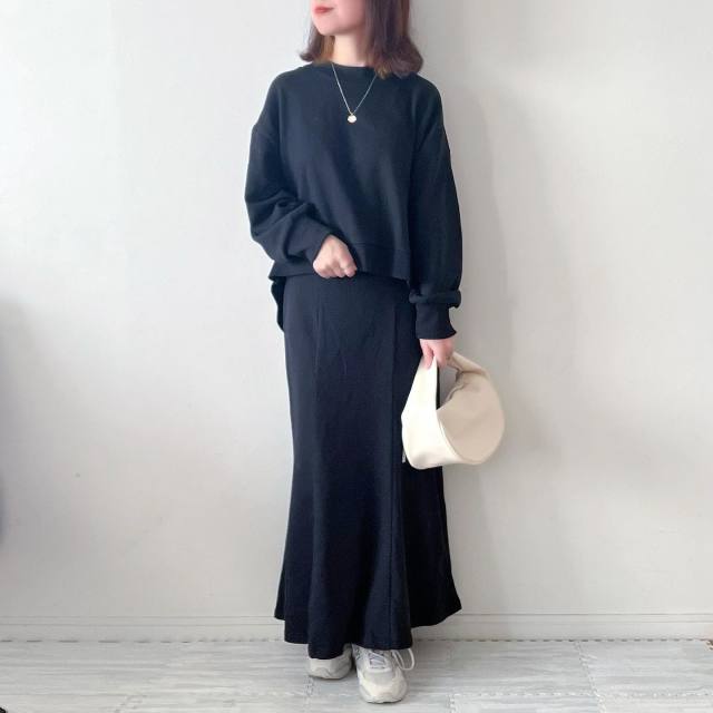 【厄除け・厄払いの服装1】黒のセットアップ