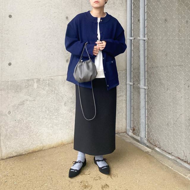 【40代の靴下コーデ3】ニュアンスカラーのソックスは万能に使える