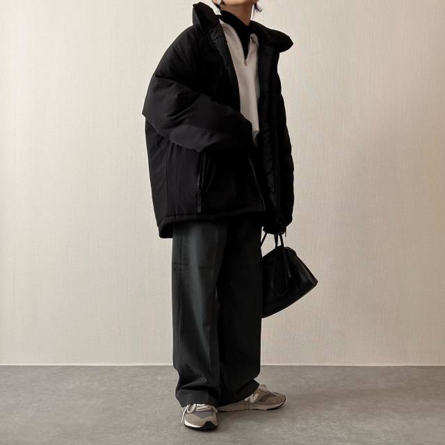 6｜ワイドパンツ×ダウンジャケット・ダウンコート