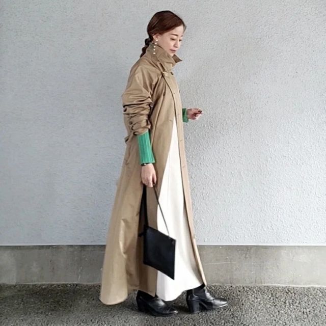 ZARA ロングコート スーパーロングコート 目だた ZARA ロングコート スーパーロングコート 目だた