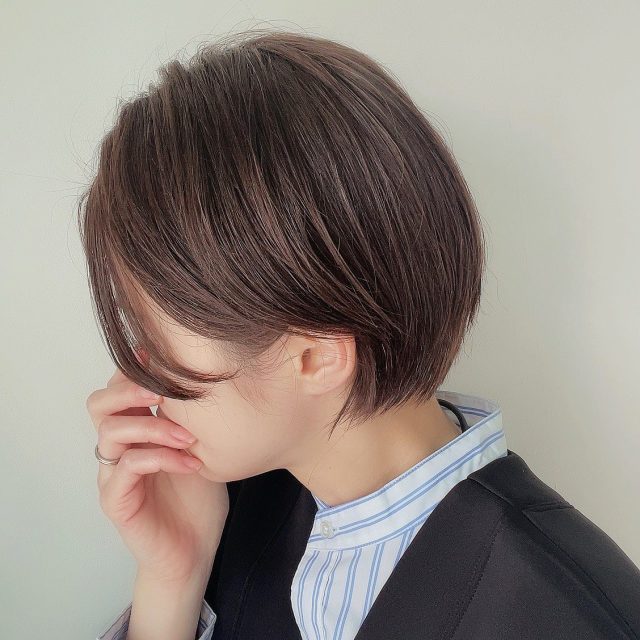 お手入れルーティンが楽になる時短ショートボブ