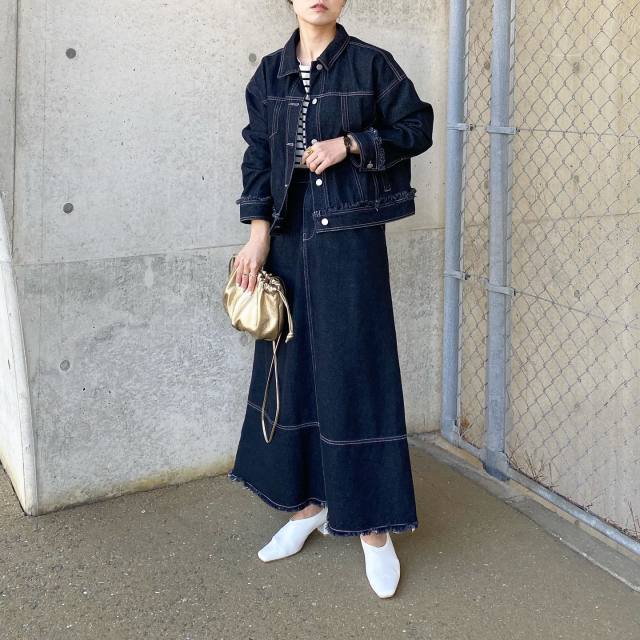 簡単にハイセンスに決まる「デニムONデニムコーデ」