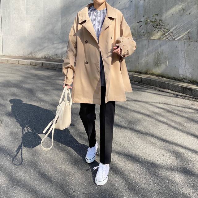 ミドル丈トレンチコートの長さはどれくらい？