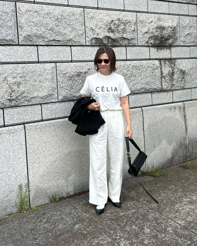 半袖Tシャツには「同色のボトム」を合わせる