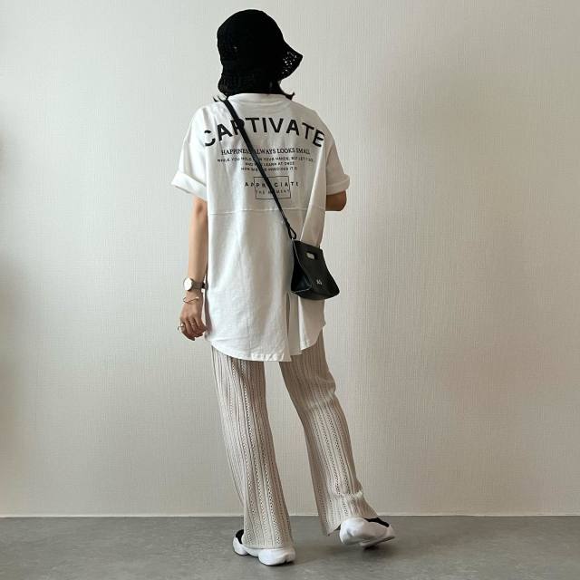 2｜「クロシェパンツ・プリーツパンツ」に合わせる