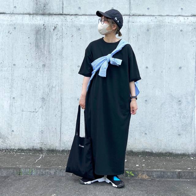 【3】更衣室で着替えやすいのはカットソーワンピース！