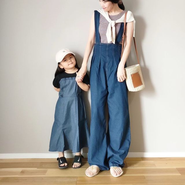 サロペットなら薄着になる夏もおしゃれ＆動きやすい♪