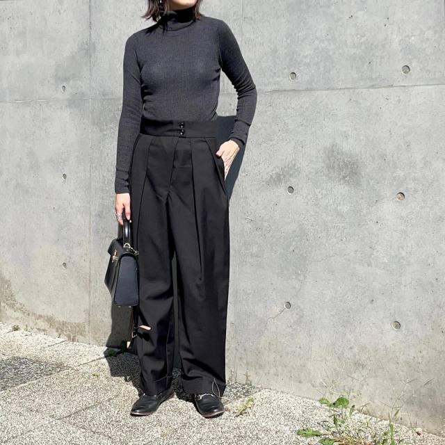 1｜ワイドパンツ・ロングフレアスカートを合わせる